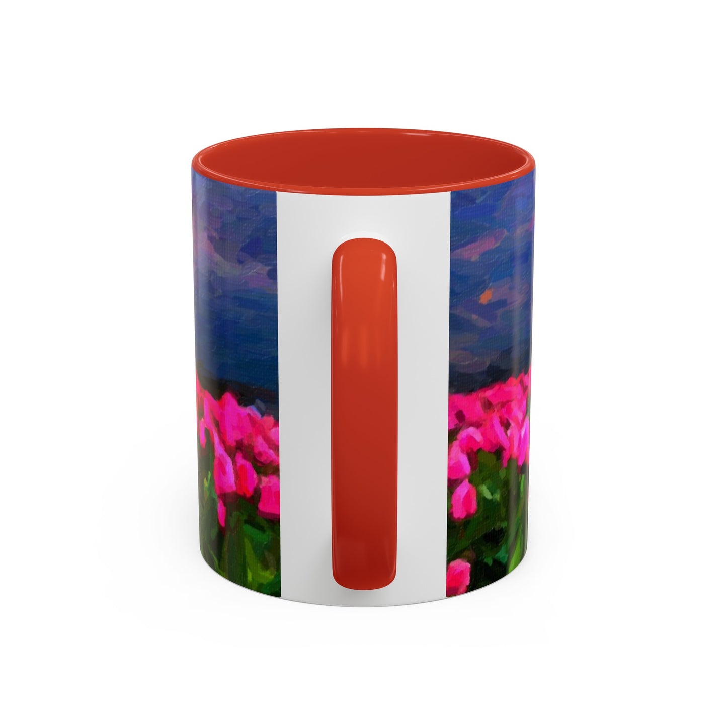Accent Coffee Mug (11, 15oz) ... Skagit Valley Tulips ... Skagit Valley, Washington ... Family Archives ... Original Works ... Circa 1980's ...