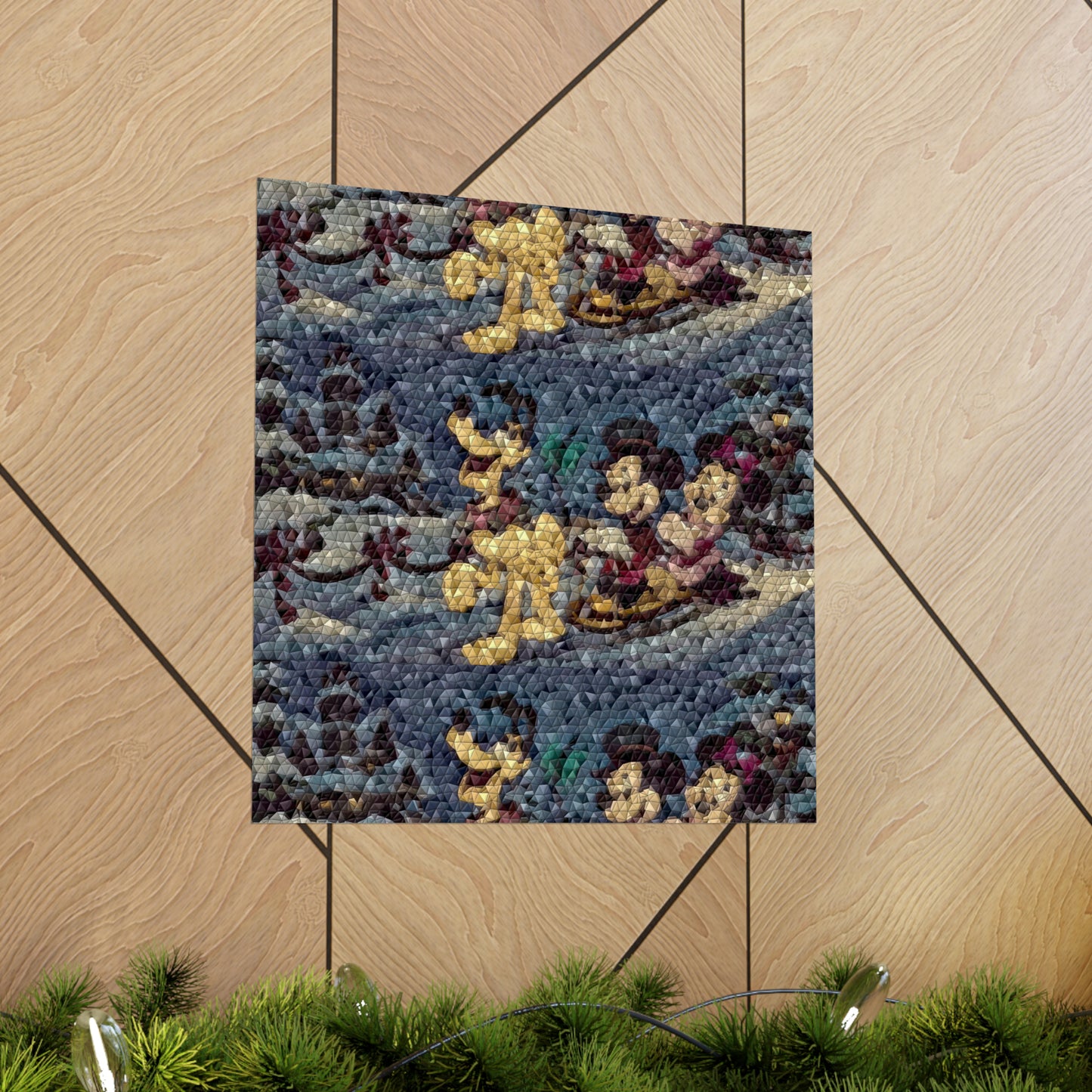 Matte Vertical Posters ... Mickey_N_Minnie Mouse & Pluto ... "A Winter Sleigh Ride" ... Original Works. Winter 2023 ...