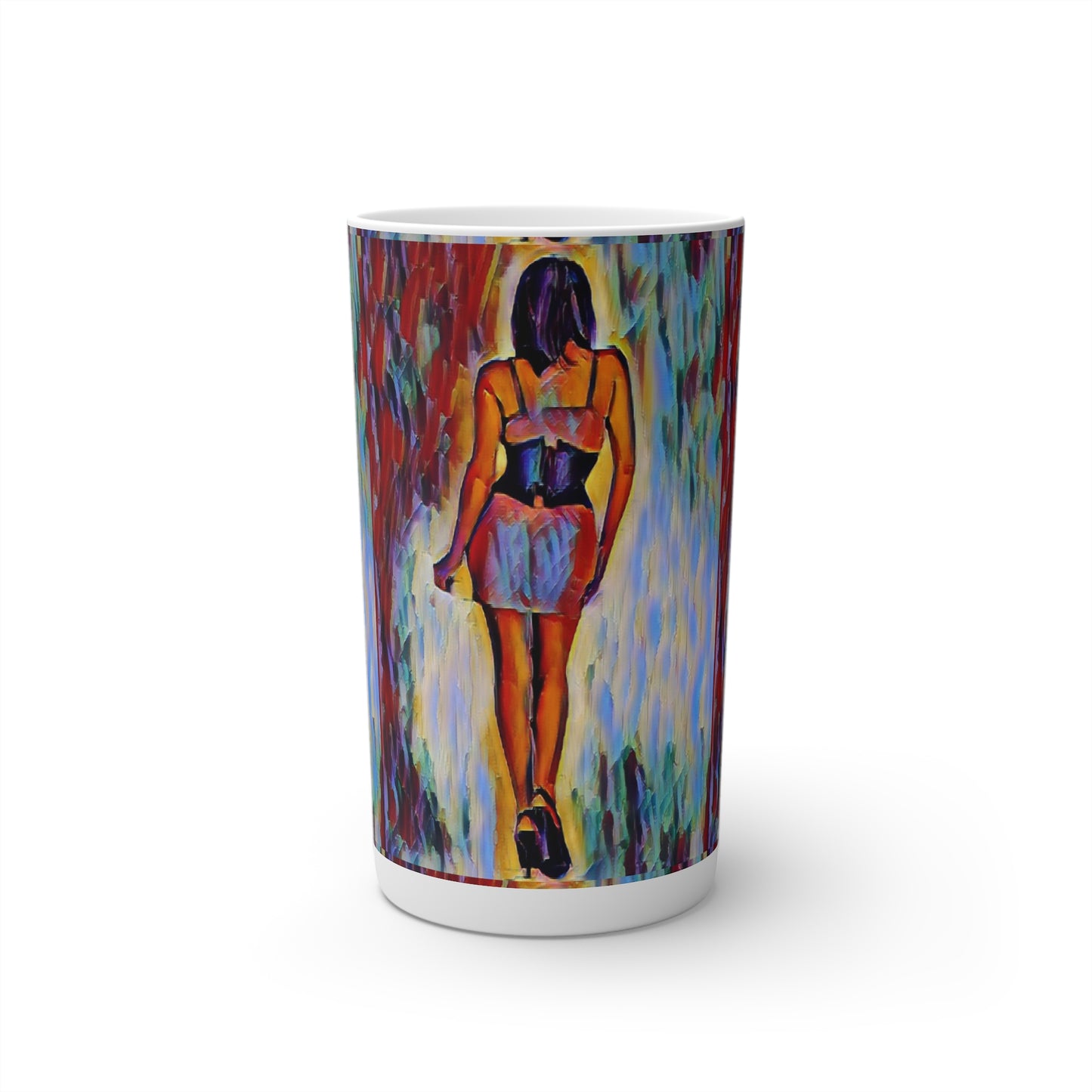 Conical Coffee Mugs (3oz, 8oz, 12oz) ...  I'll Walk 'A-Hundred-Miles' In Stilettos ... Original Works ... June 2023. Central Idaho, USA ...