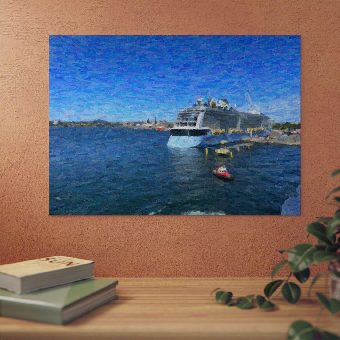 Aluminum Composite Panels ... Into Vancouver Harbor We Arrive: Celebrity Edge-Cruise ... Vancouver, British Columbia ... June 2024 ... Original Works