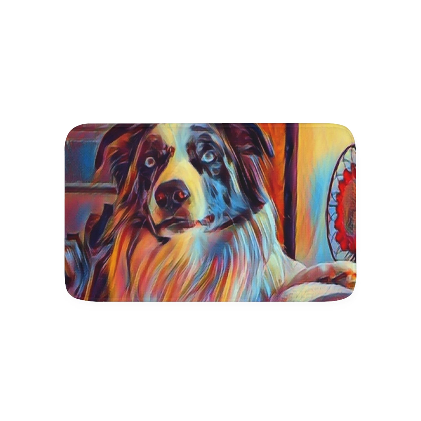 Memory Foam Bath Mat ... Ozzy-Hippensteel ... "Don't Cry Now ... Dry-Your-Eyes ... On-The-Wind". Original Works. May 2023.