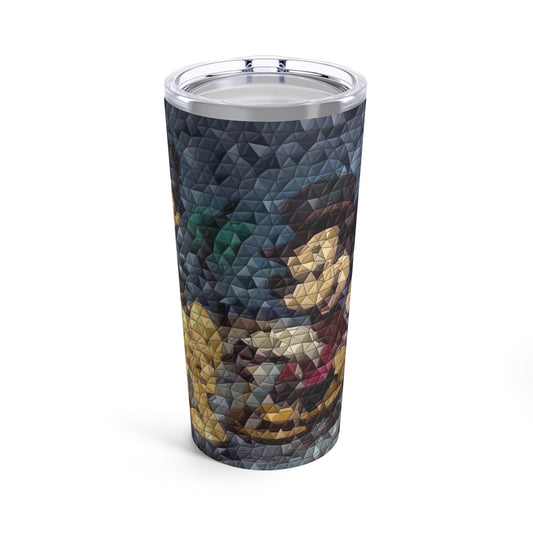 Tumbler 20oz ... Mickey_N_Minnie Mouse & Pluto ... "A Winter Sleigh Ride" ... Original Works. Winter 2023 ...