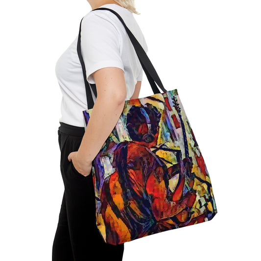 Tote Bag (AOP) "They're A Beyond Beyond Description ... 'Like Jehovah's Favorite Choir' ..." Keep-On-Dancin' ... Dead & Co: One-Final-Dose: Summer Tour 2023 ... Original Works ...