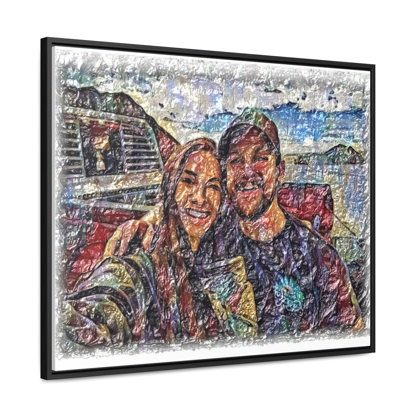 Gallery Canvas Wraps, Horizontal Frame ... "The Best Of Friends" ... Original Works ... December 2023 ... Central Idaho, USA.