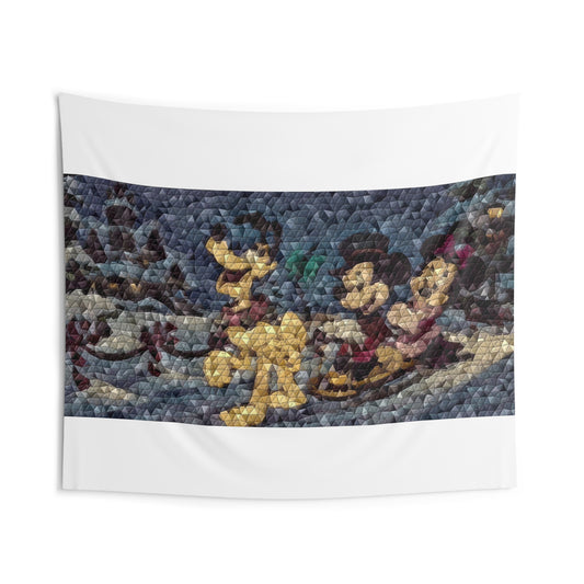 Indoor Wall Tapestries ... Mickey_N_Minnie Mouse & Pluto ... "A Winter Sleigh Ride" ... Original Works. Winter 2023 ...
