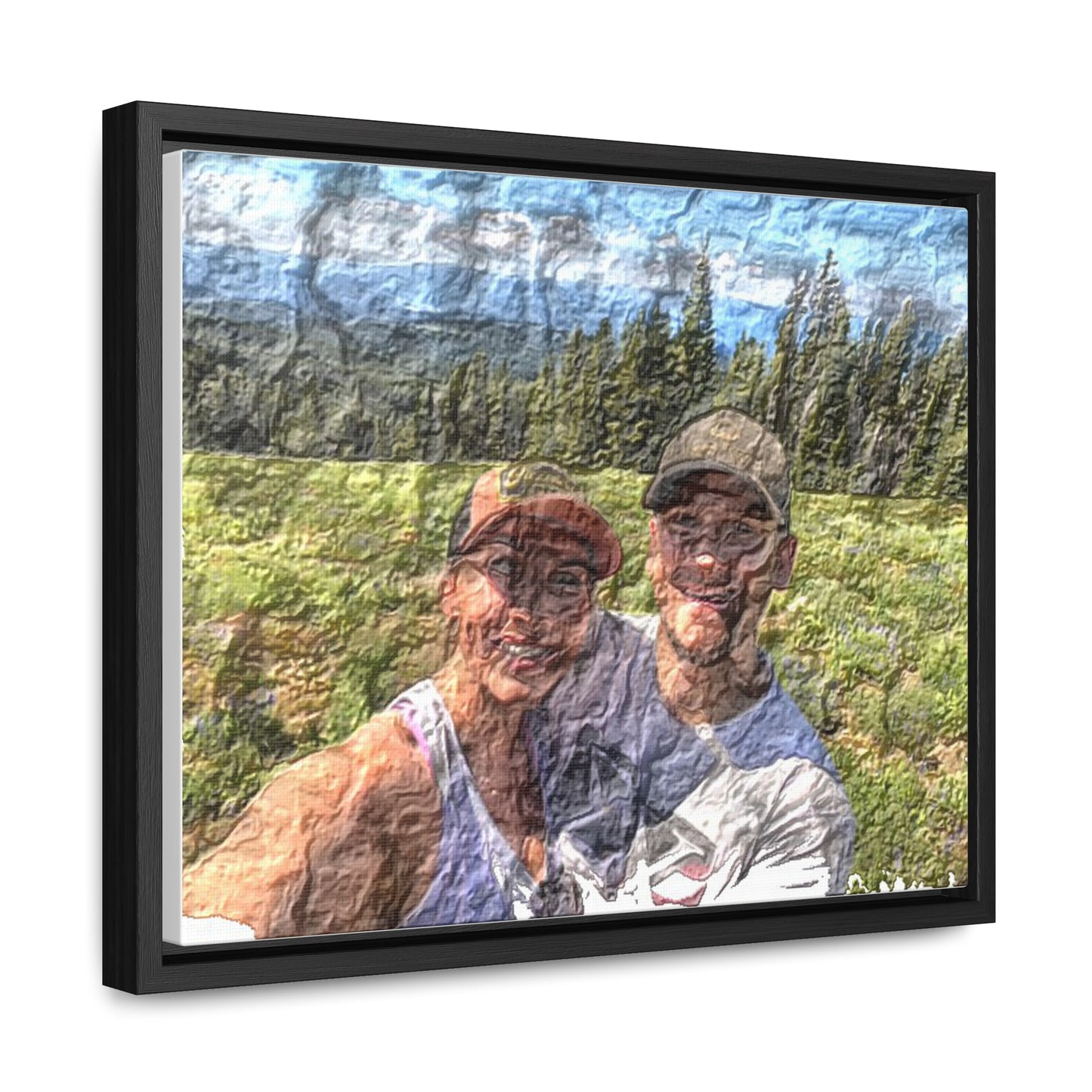 Gallery Canvas Wraps, Horizontal Frame ... "The Best Of Friends" ... Original Works ... December 2023 ... Central Idaho, USA.