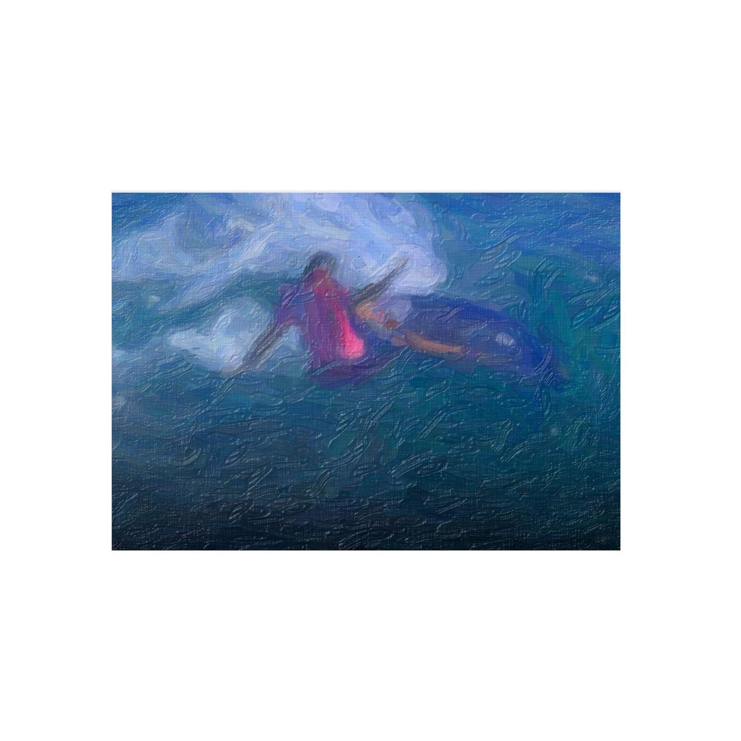 Aluminum Composite Panels ... Paris_2024_Surfing Competition-Tahiti_French-Polynesia .... 'Gabriel Medina World Campion Drops-In' ... Original Works ...