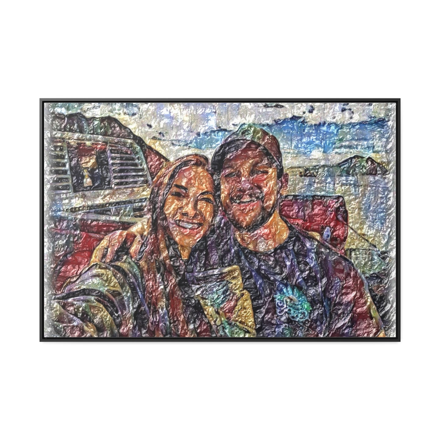 Gallery Canvas Wraps, Horizontal Frame ... "The Best Of Friends" ... Original Works ... December 2023 ... Central Idaho, USA.
