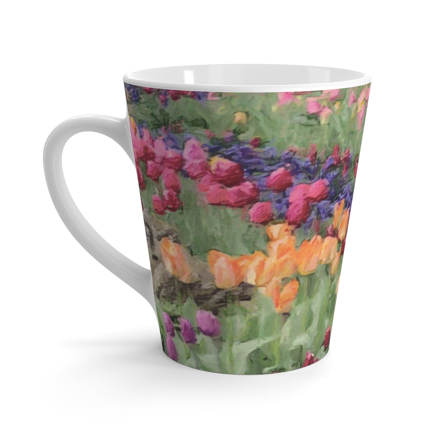 Latte Mug ... Skagit Valley Tulips ... Skagit Valley, Washington ... Family Archives ... Original Works ... Circa 1980's ...