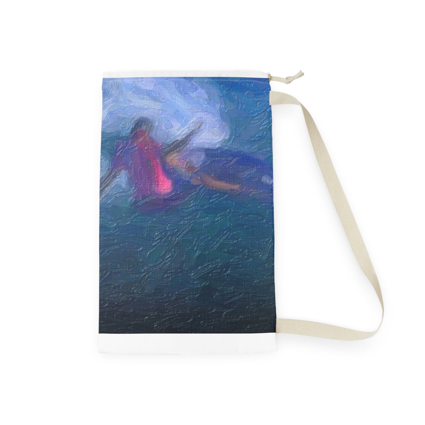 Laundry Bag ... Paris_2024_Surfing Competition-Tahiti_French-Polynesia .... 'Gabriel Medina World Campion Drops-In' ... Original Works ...
