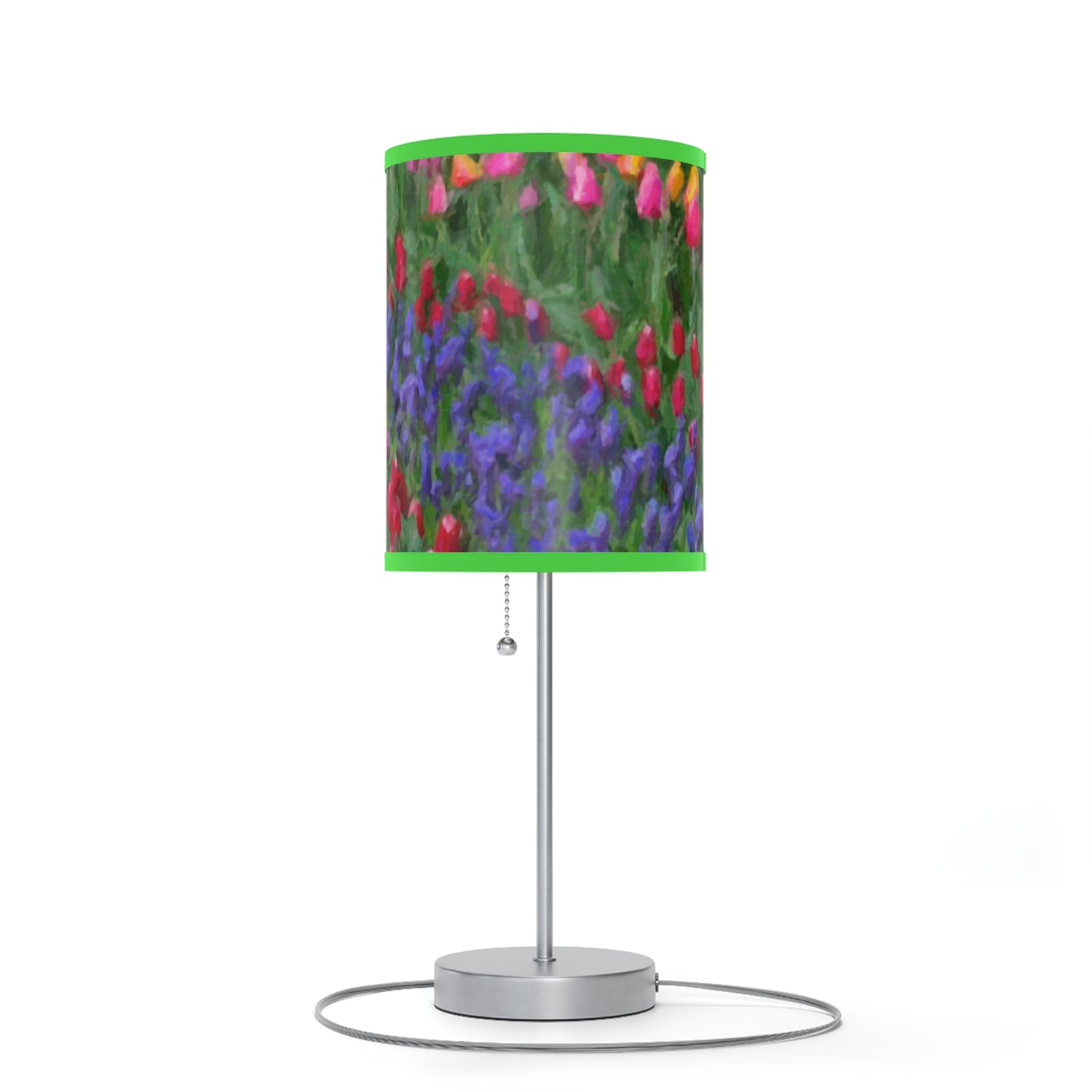 Lamp on a Stand, US|CA plug ... Skagit Valley Tulips ... Skagit Valley, Washington ... Family Archives ... Original Works ... Circa 1980's ...