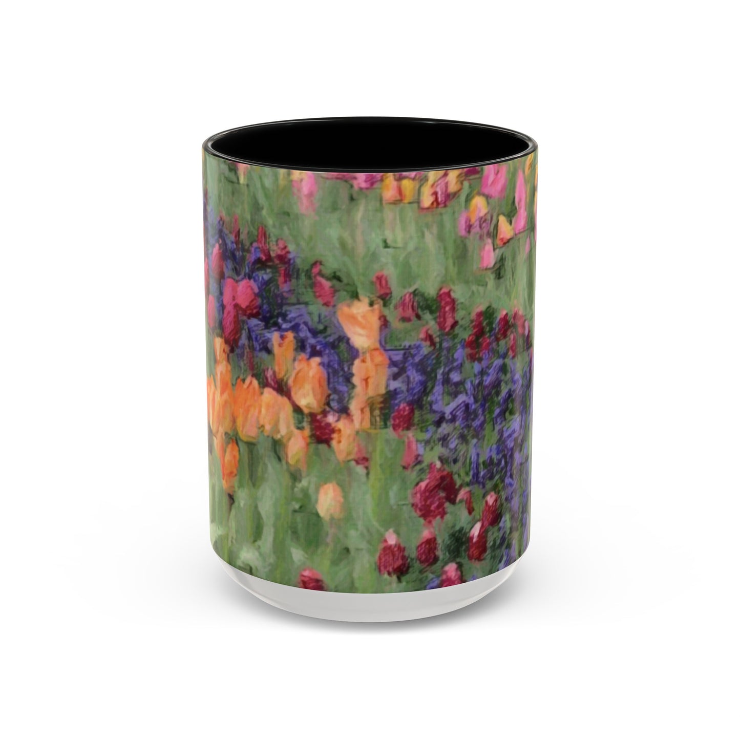 Accent Coffee Mug (11, 15oz) ... Skagit Valley Tulips ... Skagit Valley, Washington ... Family Archives ... Original Works ... Circa 1980's ...