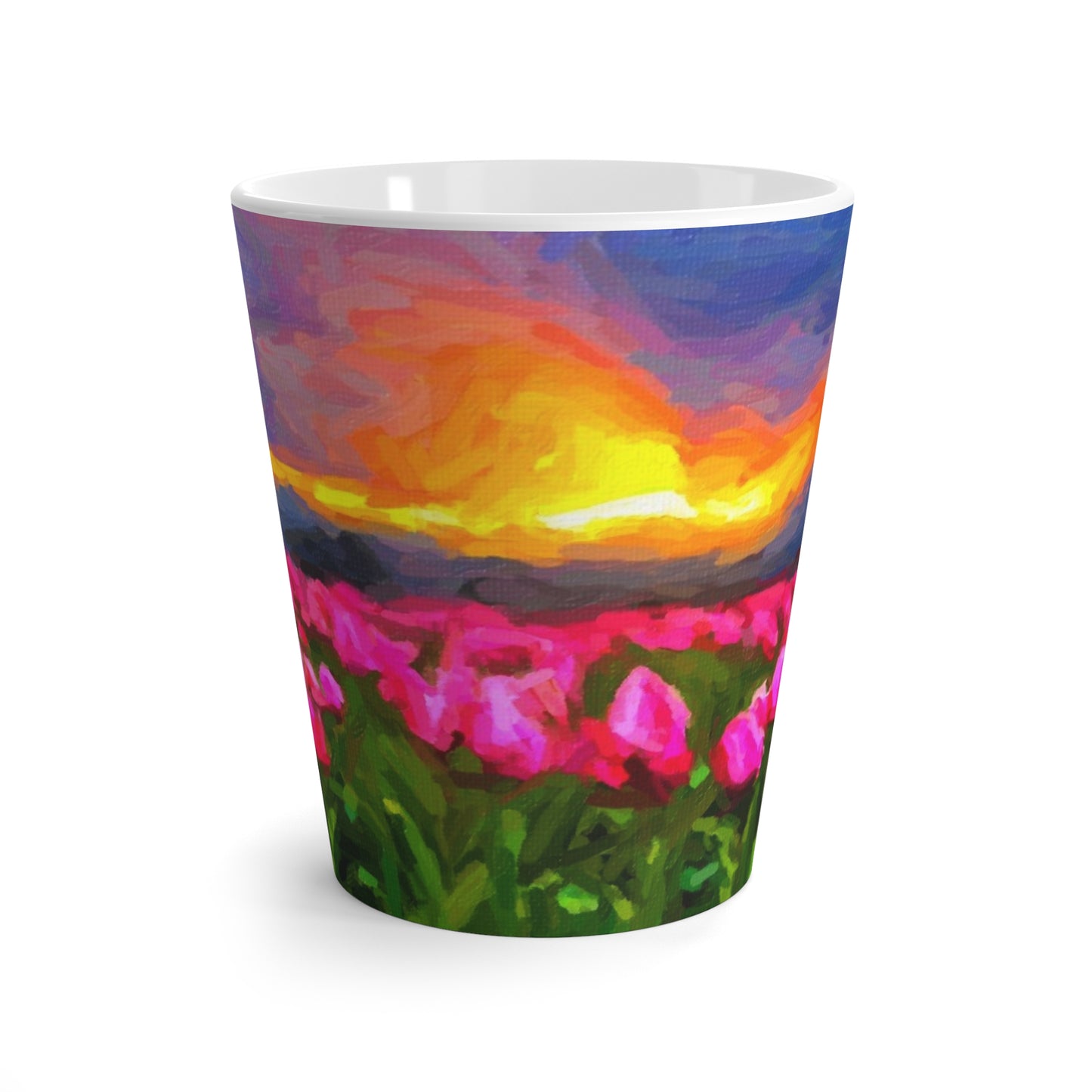 Latte Mug ... Skagit Valley Tulips ... Skagit Valley, Washington ... Family Archives ... Original Works ... Circa 1980's ...