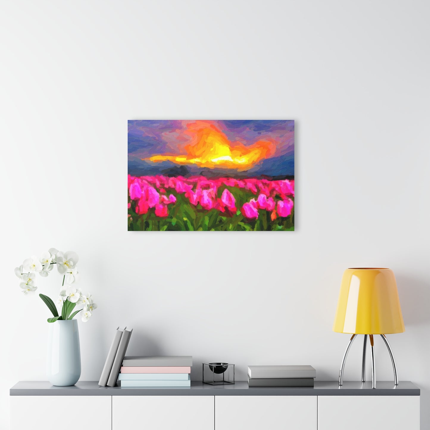 Acrylic Prints (French Cleat Hanging) ... Skagit Valley Tulips ... Skagit Valley, Washington ... Family Archives ... Original Works ... Circa 1980's ...