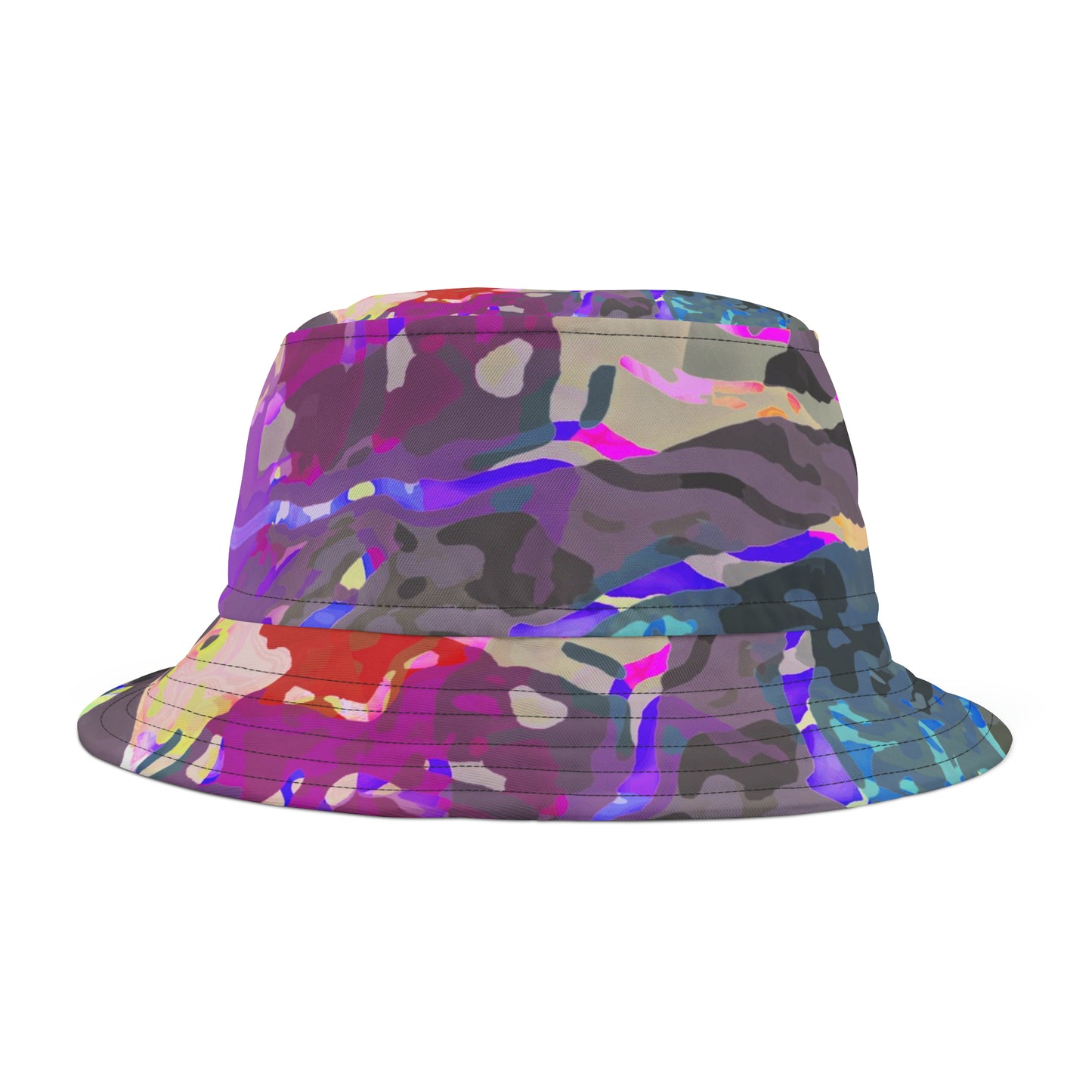 Bucket Hat (AOP) ... My Summerr Hat ... 'What Type Of Hat?" ... "My Be Happy All-The-Time Hat!" ... Original Works ...