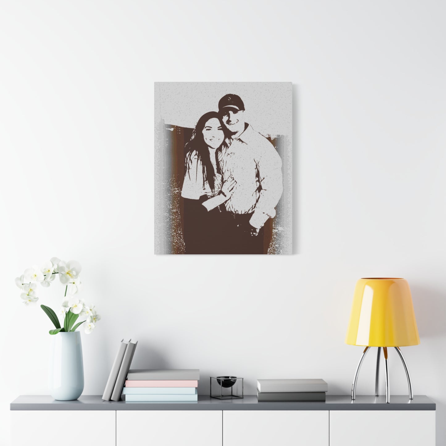 Matte Canvas, Stretched, 1.25" ... "The Best Of Friends" ... Original Works ... December 2023 ... Central Idaho, USA.