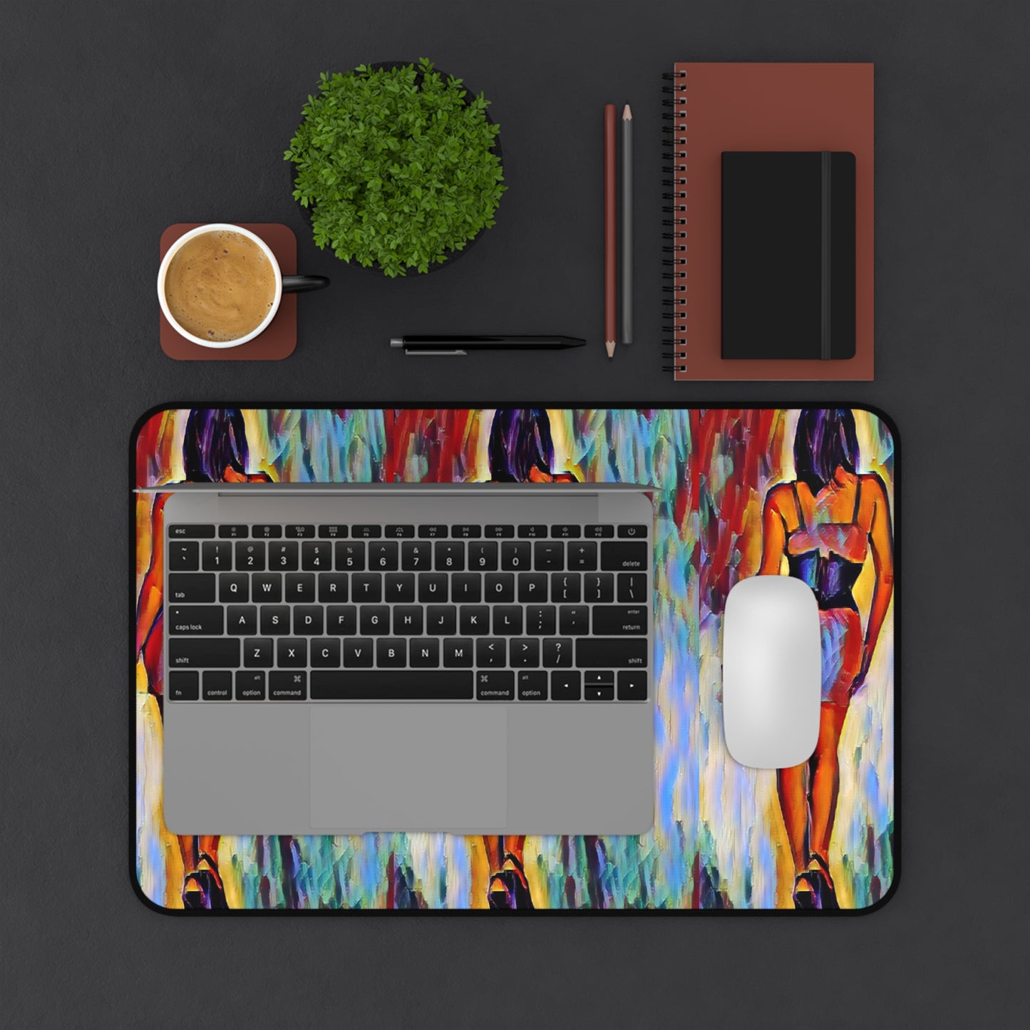 Desk Mat ... I'll Walk 'A-Hundred-Miles' In Stilettos ... Original Works ... June 2023. Central Idaho, USA ...