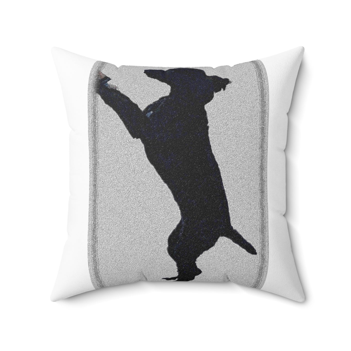 Spun Polyester Square Pillow ... Jett Stenzel ... "Having Fun With Dad & Friends" ... Rhett Creek, Idaho ... Spring 2023 ... Original Works ...