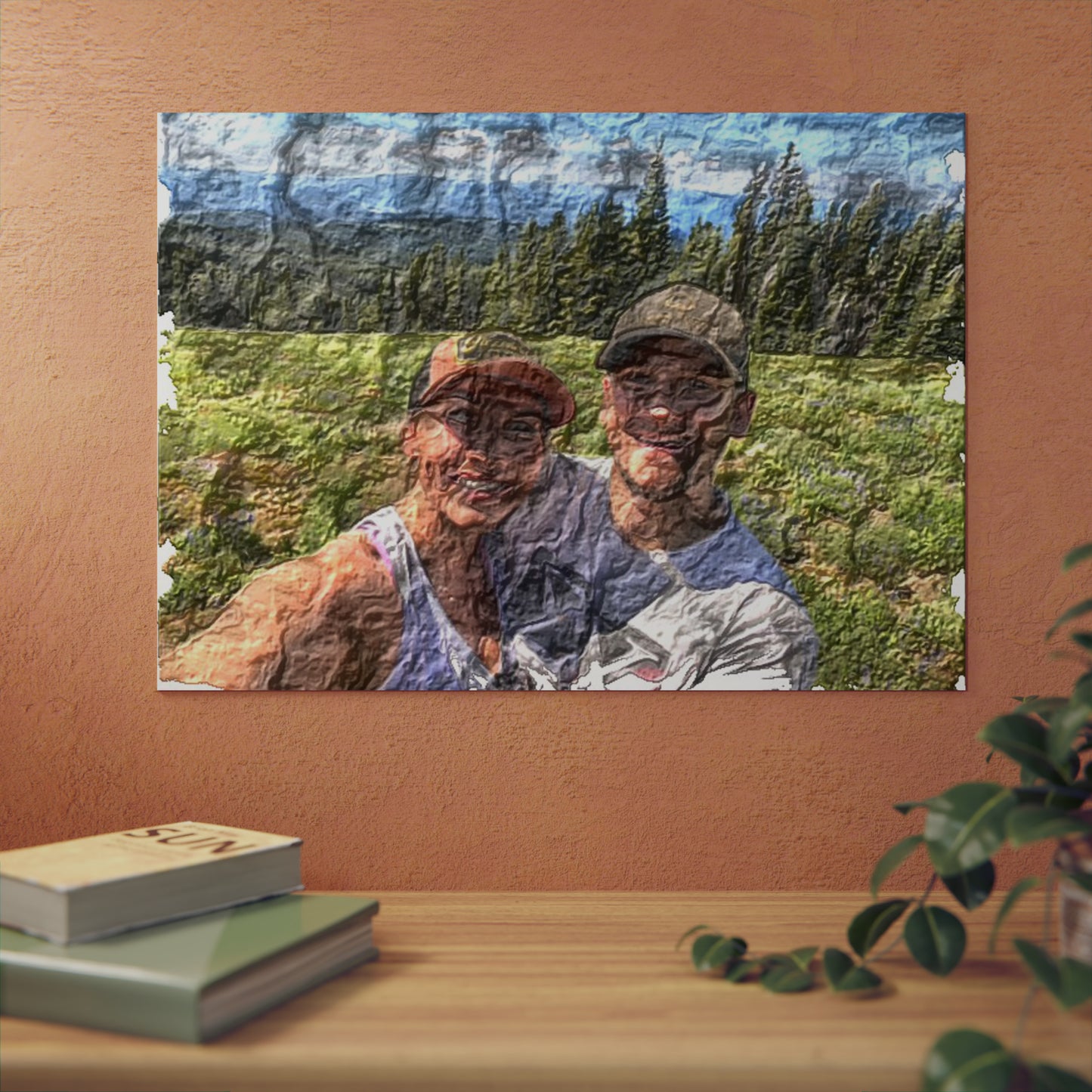 Aluminum Composite Panels ... "The Best Of Friends" ... Original Works ... December 2023 ... Central Idaho, USA.