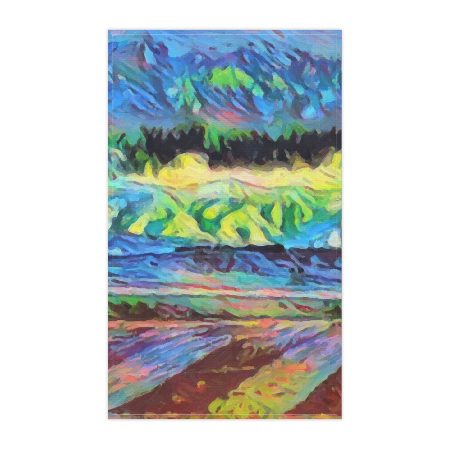Kitchen Towel ... On-The-Prairie .. "The Storm Is Brewing" ... Central Idaho: November 2023 ... Original Works ...