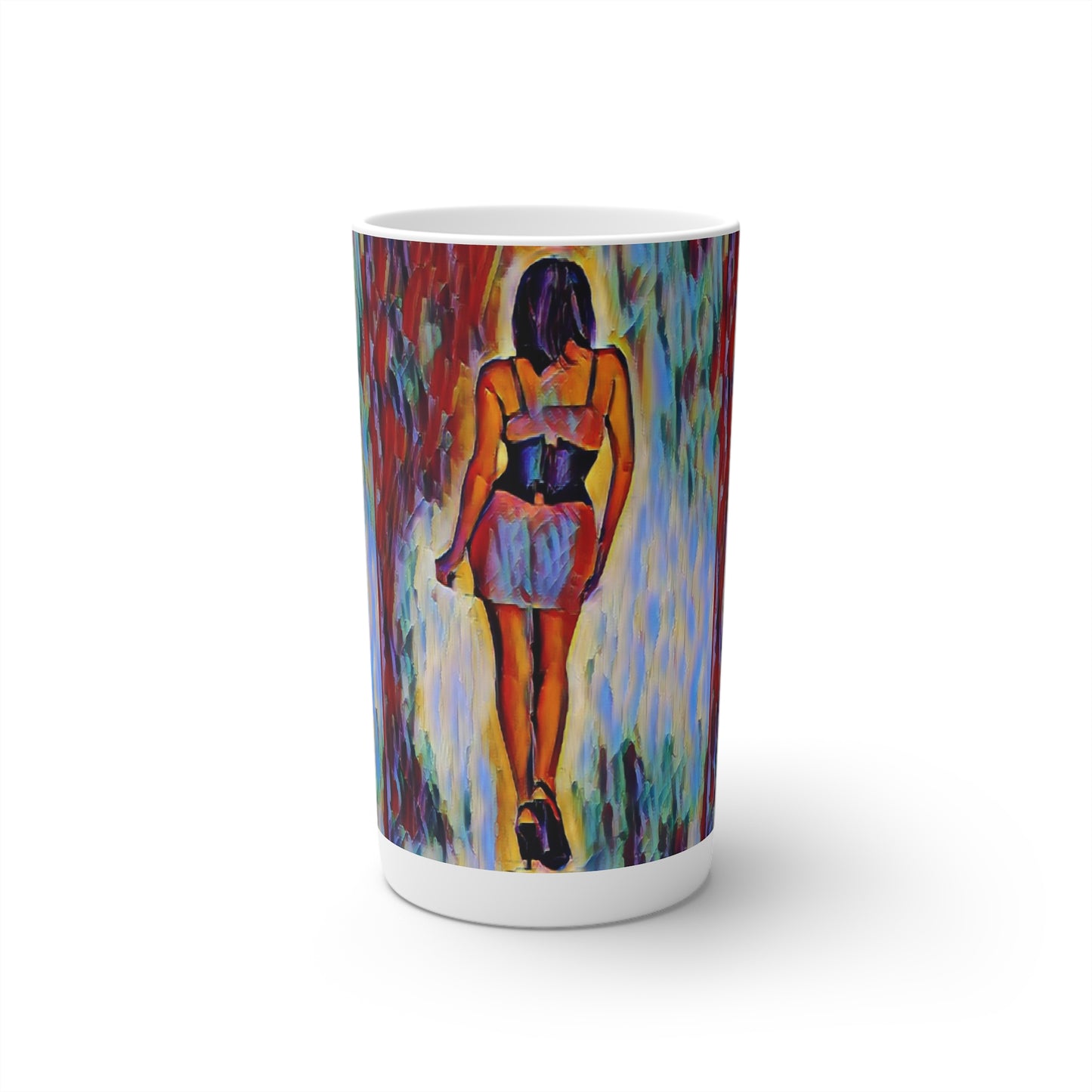 Conical Coffee Mugs (3oz, 8oz, 12oz) ...  I'll Walk 'A-Hundred-Miles' In Stilettos ... Original Works ... June 2023. Central Idaho, USA ...