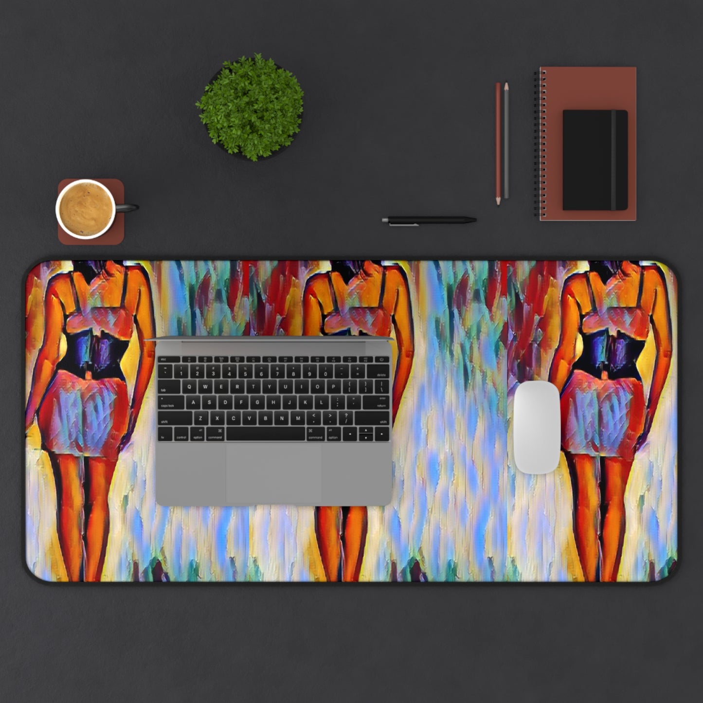 Desk Mat ... I'll Walk 'A-Hundred-Miles' In Stilettos ... Original Works ... June 2023. Central Idaho, USA ...