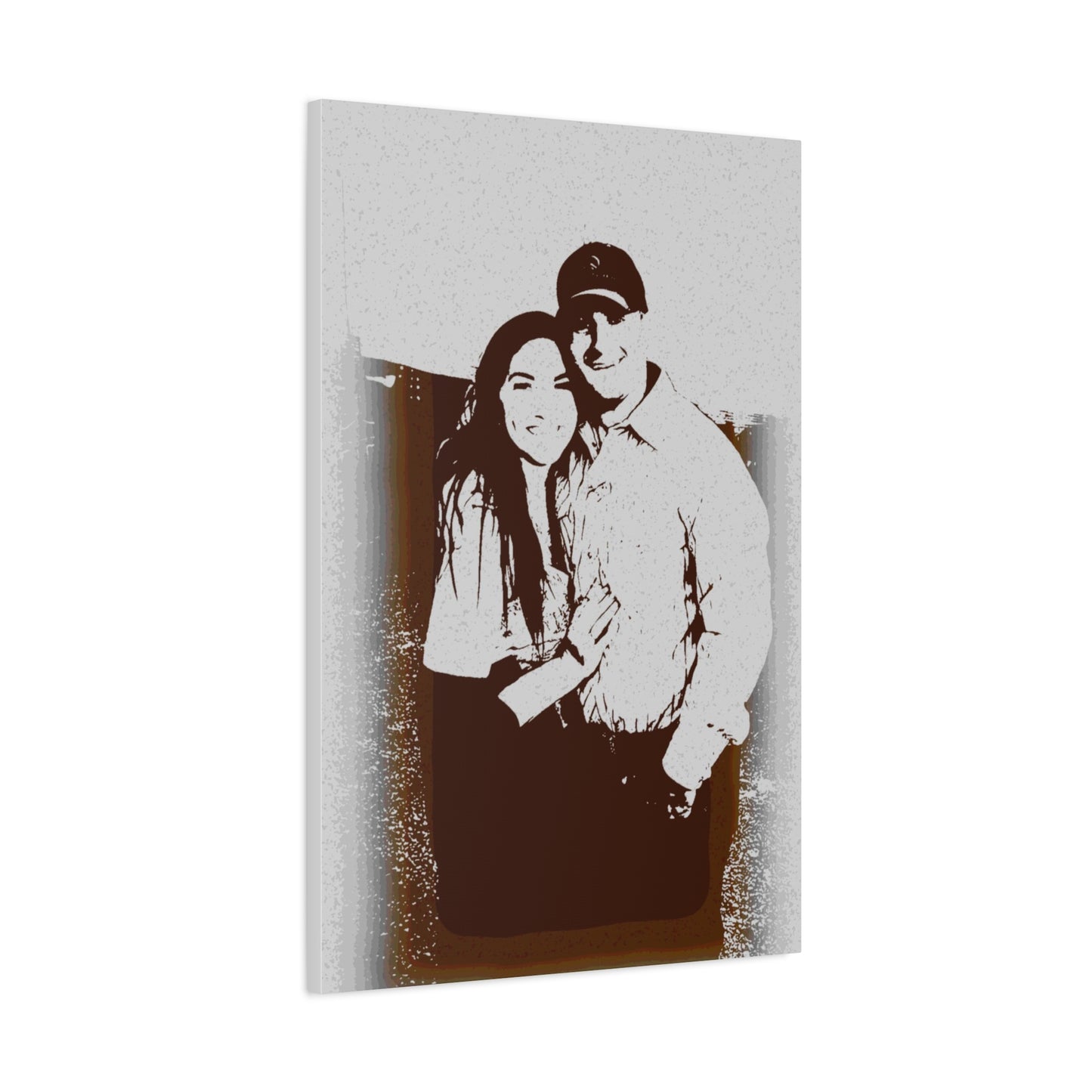 Matte Canvas, Stretched, 1.25" ... "The Best Of Friends" ... Original Works ... December 2023 ... Central Idaho, USA.