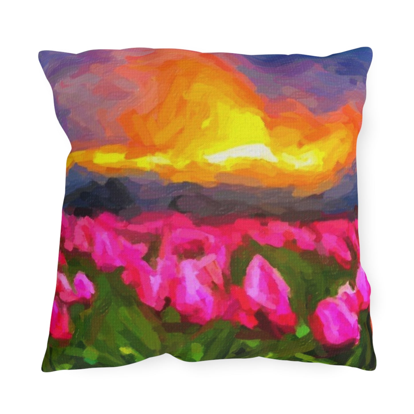 Outdoor Pillows ... Skagit Valley Tulips ... Skagit Valley, Washington ... Family Archives ... Original Works ... Circa 1980's ...