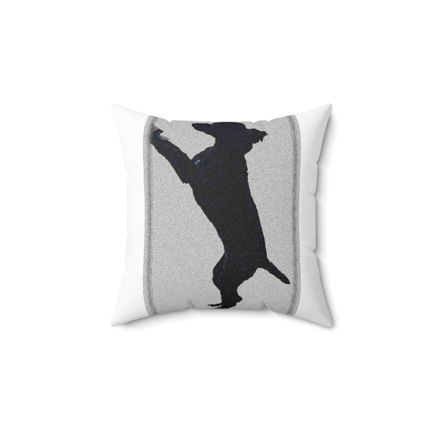 Spun Polyester Square Pillow ... Jett Stenzel ... "Having Fun With Dad & Friends" ... Rhett Creek, Idaho ... Spring 2023 ... Original Works ...