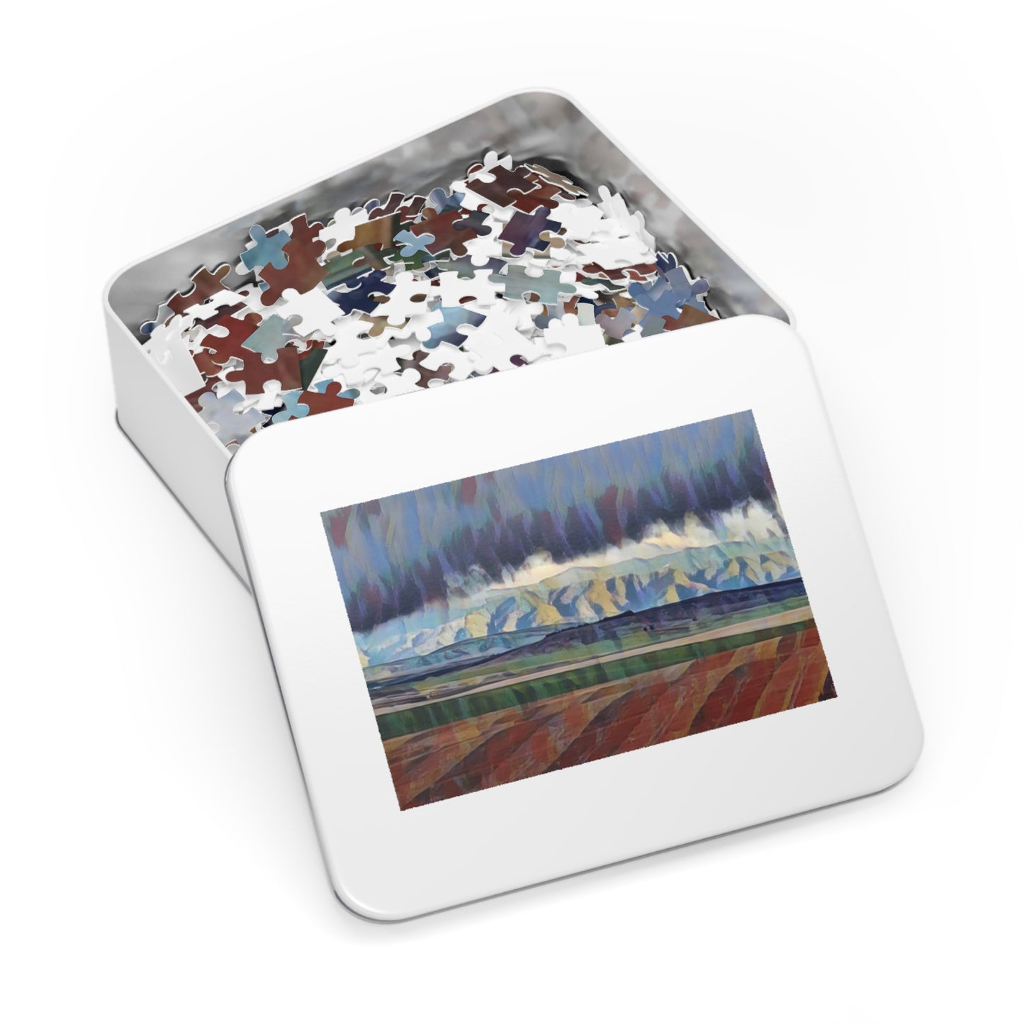 Jigsaw Puzzle (30, 110, 252, 500,1000-Piece) ... On-The-Prairie .. "The Storm Is Brewing" ... Central Idaho: November 2023 ... Original Works ...