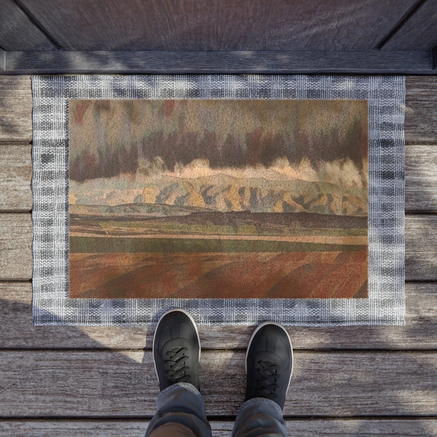Doormat ... On-The-Prairie .. "The Storm Is Brewing" ... Central Idaho: November 2023 ... Original Works ...