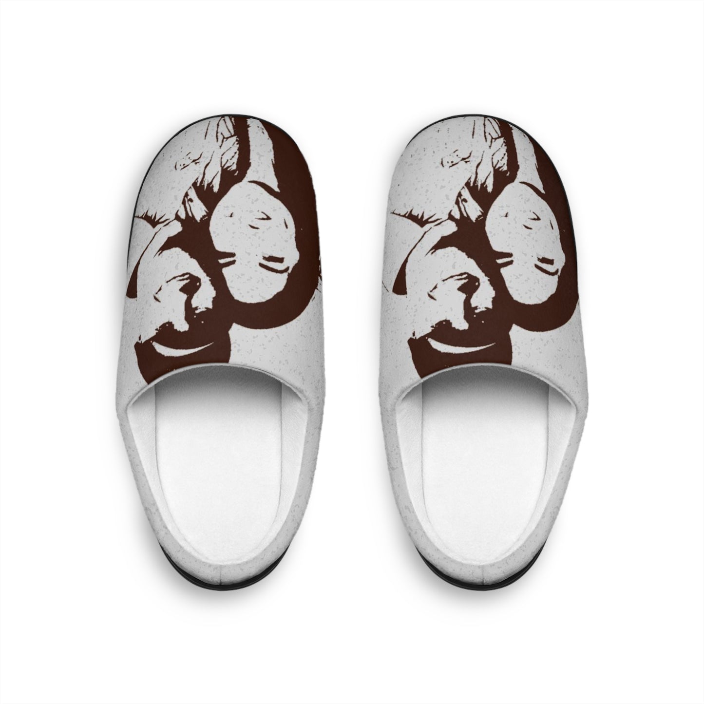 Women's Indoor Slippers ... "The Best Of Friends" ... Original Works ... December 2023 ... Central Idaho, USA.