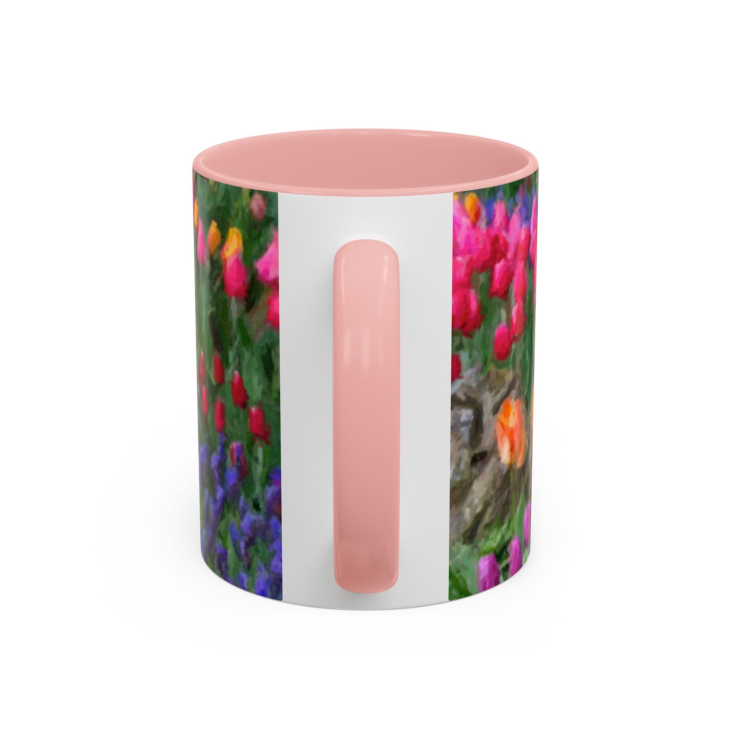 Accent Coffee Mug (11, 15oz) ... Skagit Valley Tulips ... Skagit Valley, Washington ... Family Archives ... Original Works ... Circa 1980's ...