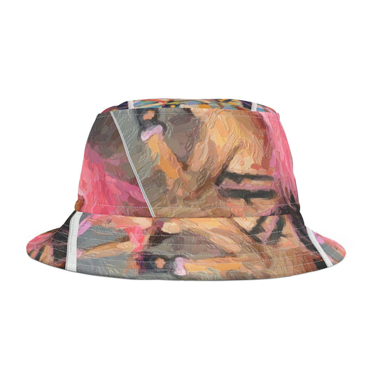 Bucket Hat (AOP) ... Enjoying A Cream_Cicle ... "Fun-In-The-Sun" ... Original Works.