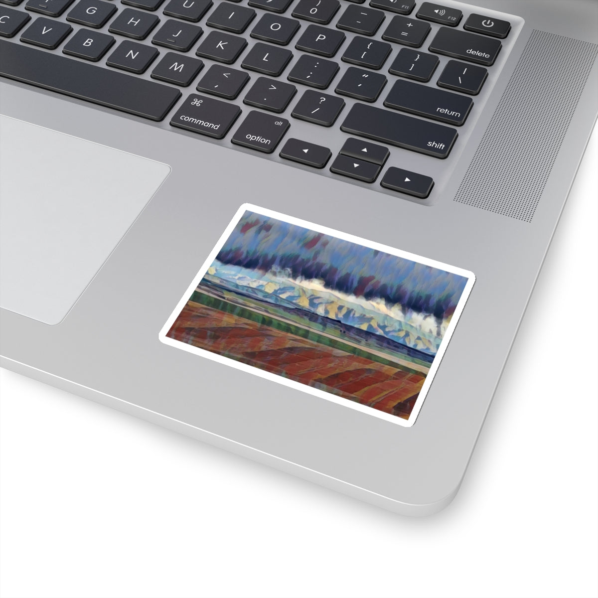 Kiss-Cut Stickers ... On-The-Prairie .. "The Storm Is Brewing" ... Central Idaho: November 2023 ... Original Works  ...
