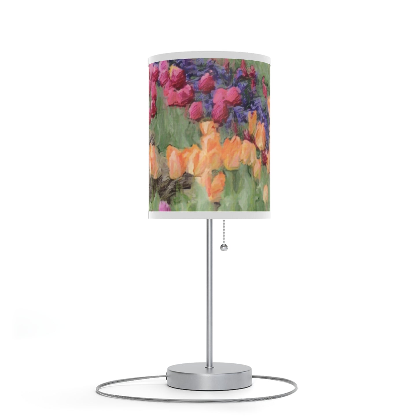 Lamp on a Stand, US|CA plug ... Skagit Valley Tulips ... Skagit Valley, Washington ... Family Archives ... Original Works ... Circa 1980's ...