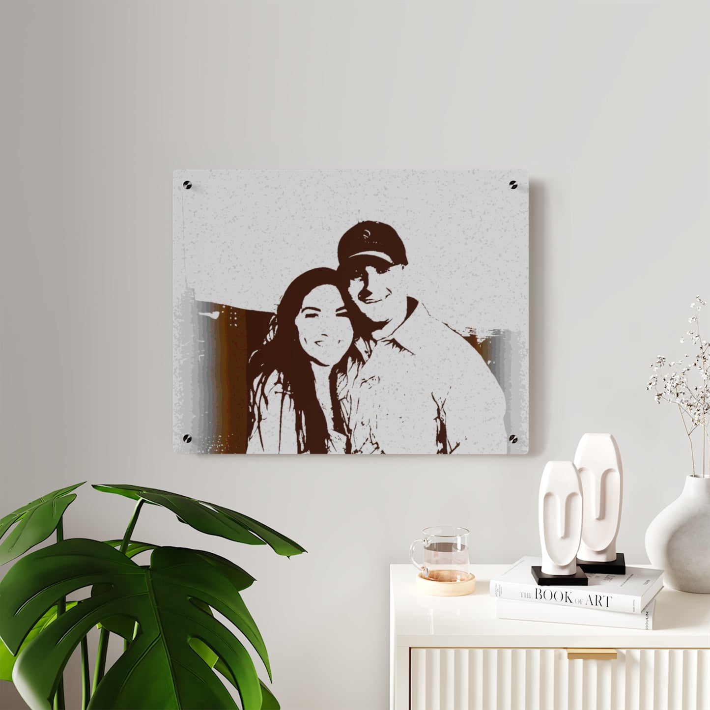 Acrylic Wall Art Panels ... "The Best Of Friends" ... Original Works ... December 2023 ... Central Idaho, USA.