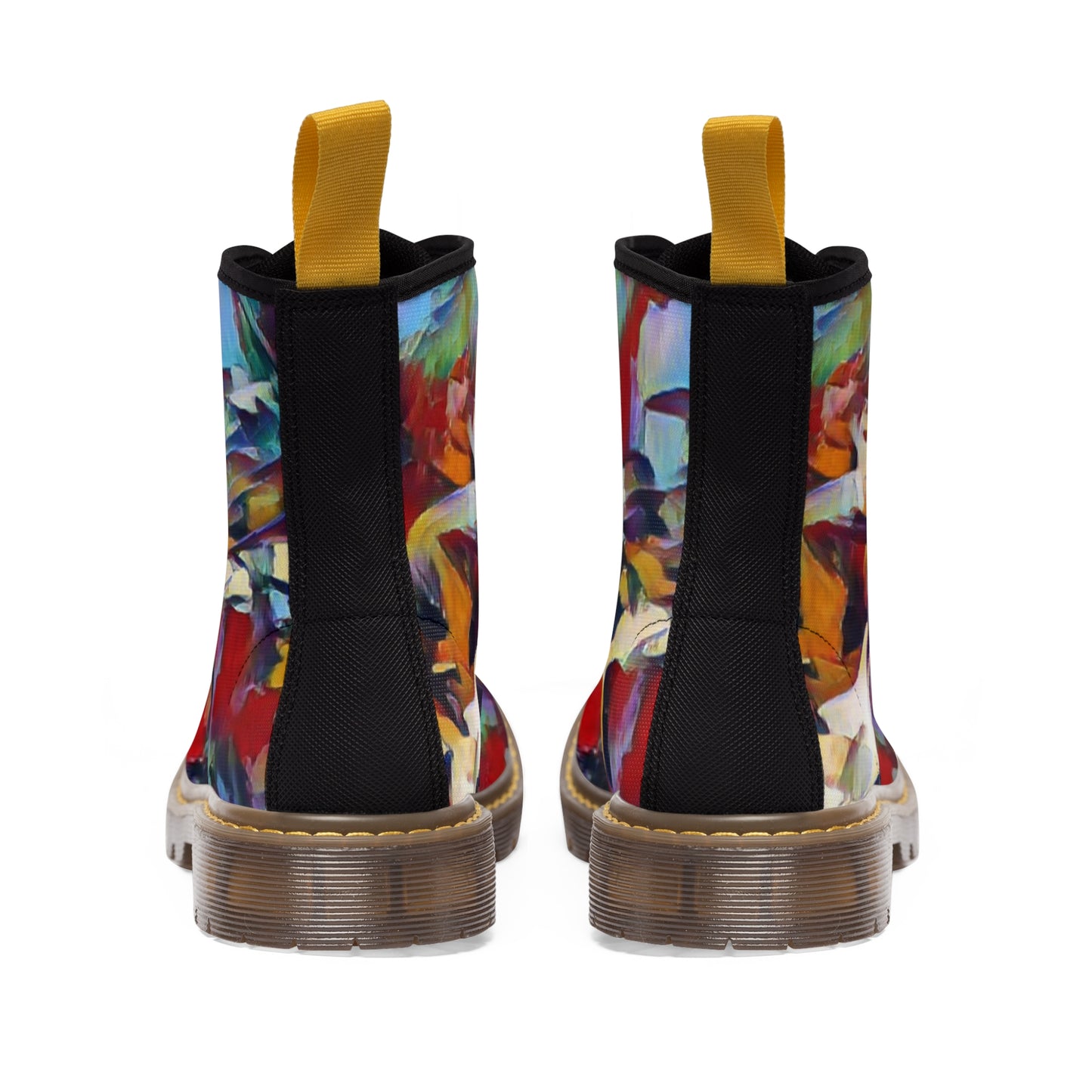 Men's Canvas Boots ... "Them-Mean-Old-BOOTIN'-Blues" ... (Walkin'-Blues) ... Dead & Company Summer-Tour-2023 ... The Final Dose ... Original Works ...