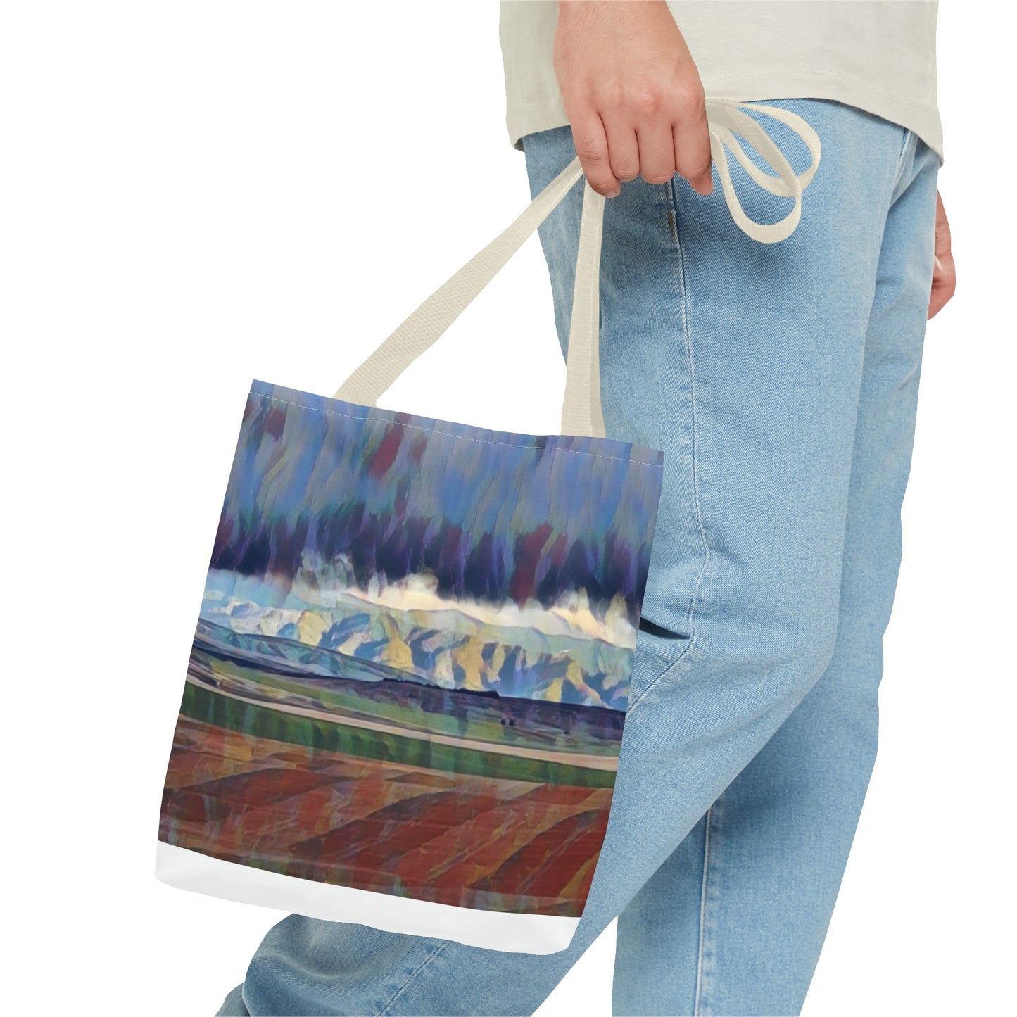 Tote Bag (AOP) ... On-The-Prairie .. "The Storm Is Brewing" ... Central Idaho: November 2023 ... Original Works ...