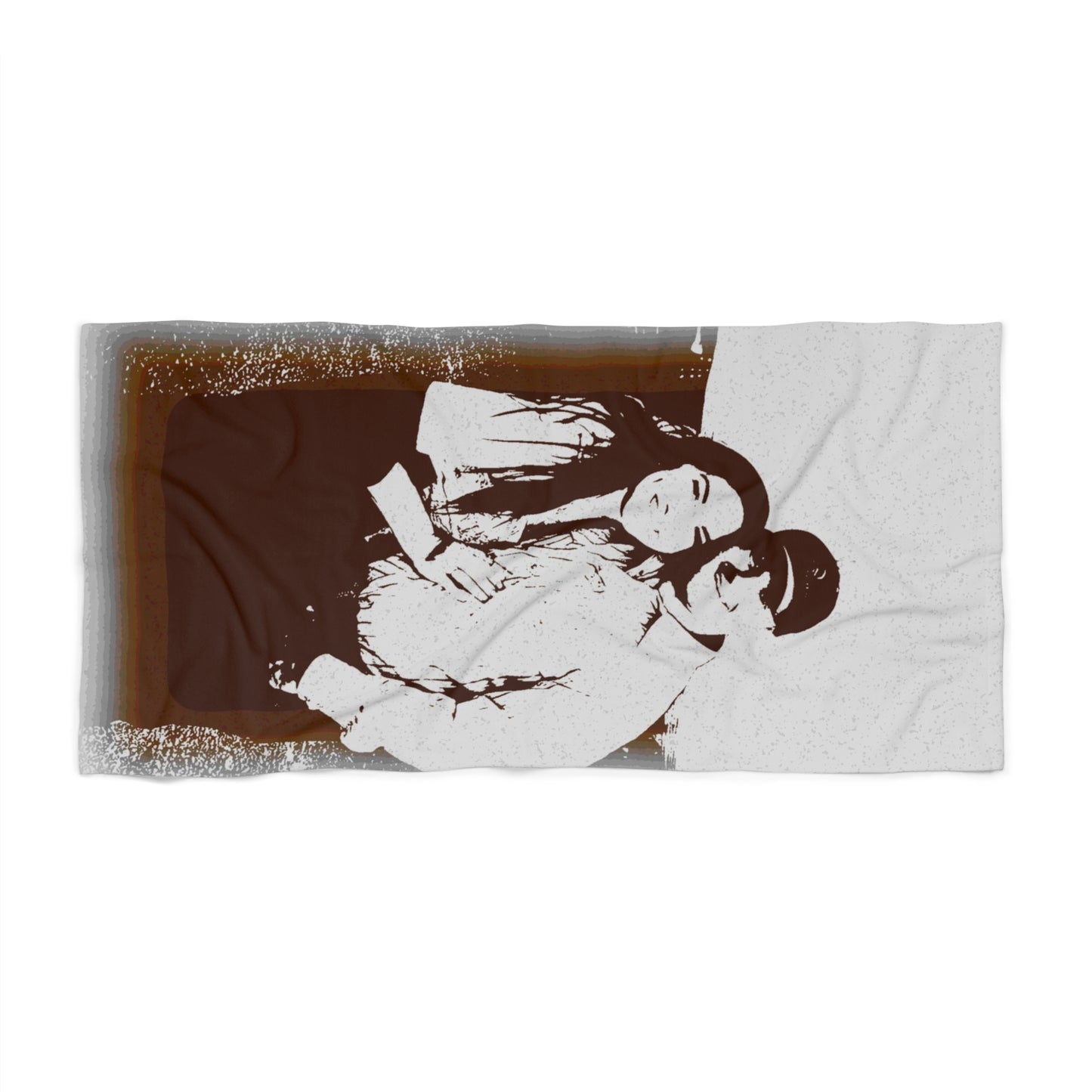 Beach Towel ... "The Best Of Friends" ... Original Works ... December 2023 ... Central Idaho, USA.