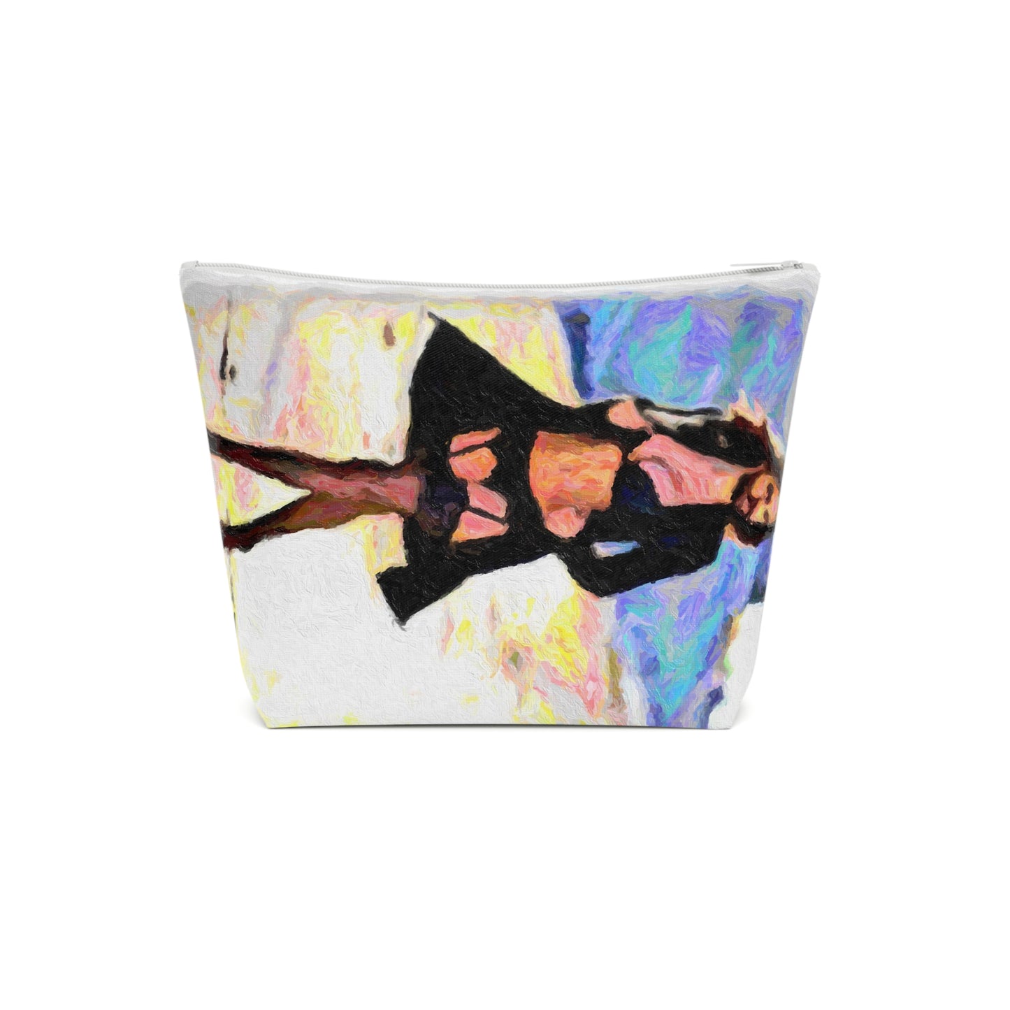 Cotton Cosmetic Bag ... The Low Spark of High_HEELED_Boys ... 'Garterbelt & Bra Inclusive!' ... Original Works ...