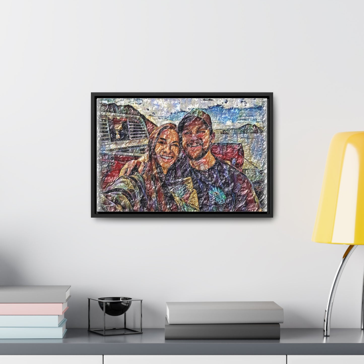 Gallery Canvas Wraps, Horizontal Frame ... "The Best Of Friends" ... Original Works ... December 2023 ... Central Idaho, USA.