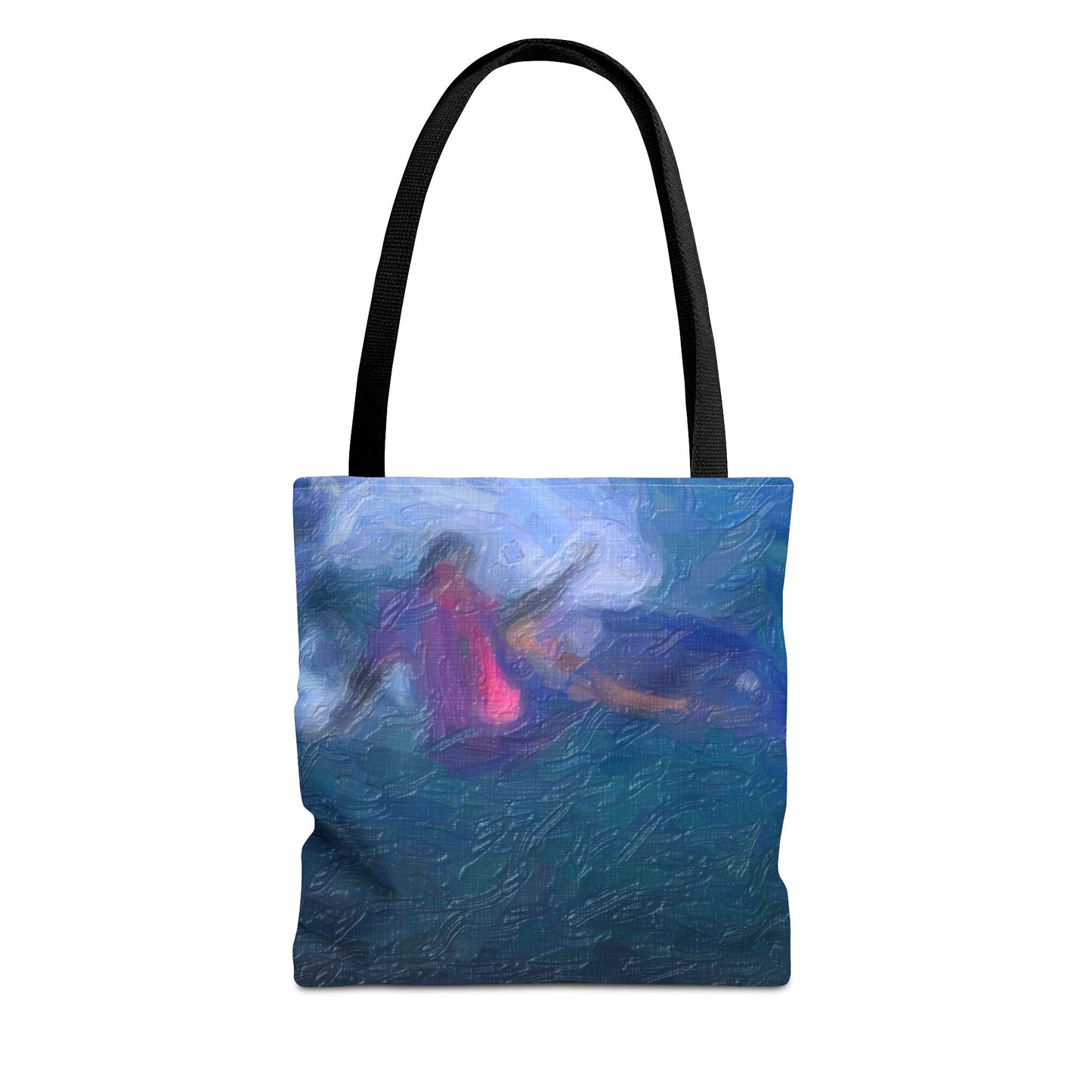 Tote Bag (AOP) ... Paris_2024_Surfing Competition-Tahiti_French-Polynesia .... 'Gabriel Medina World Campion Drops-In' ... Original Works ...