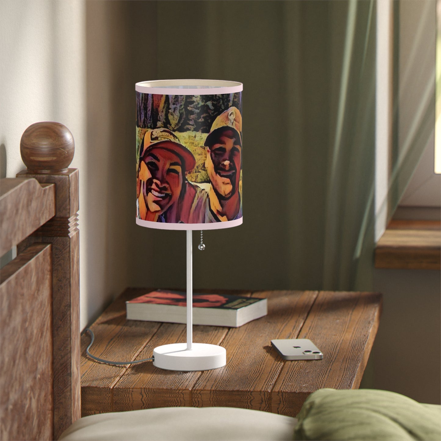 Lamp on a Stand, US|CA plug ... "The Best Of Friends" ... Original Works ... December 2023 ... Central Idaho, USA.