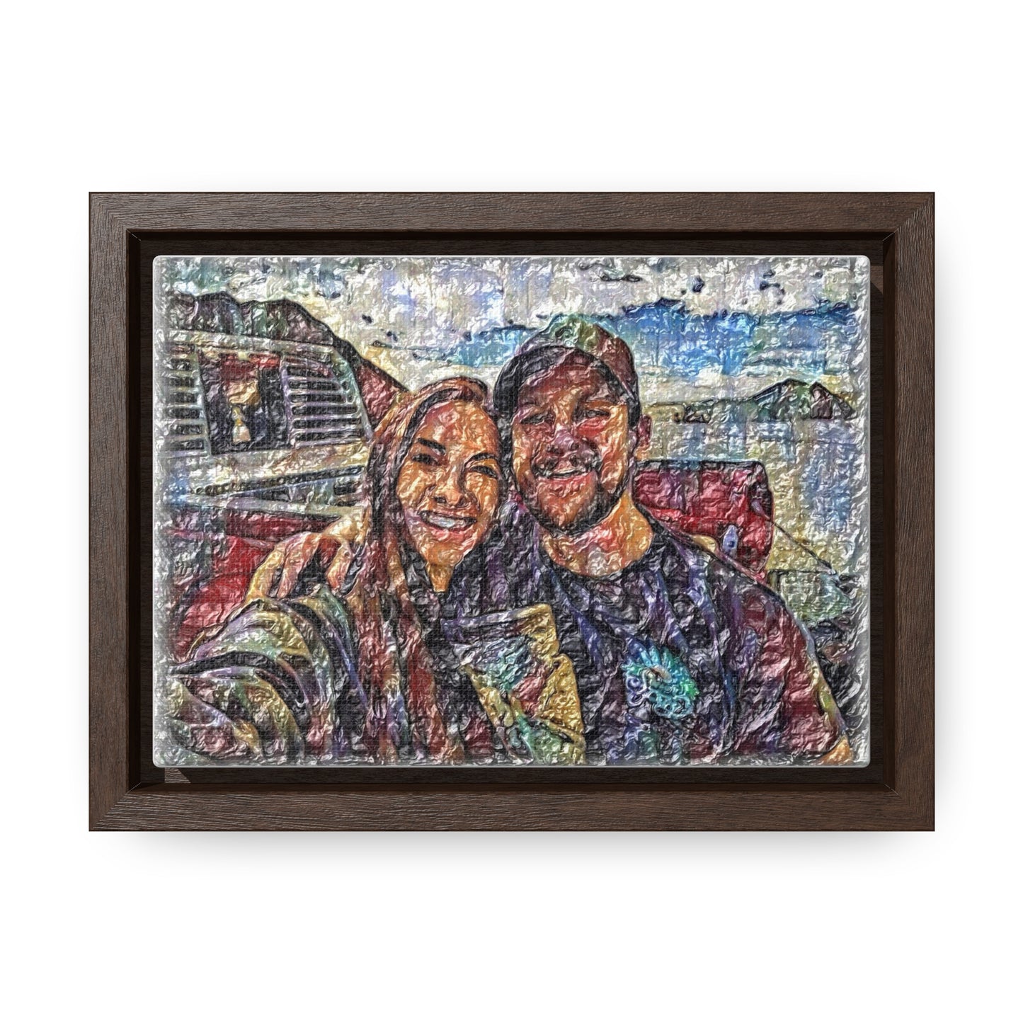 Gallery Canvas Wraps, Horizontal Frame ... "The Best Of Friends" ... Original Works ... December 2023 ... Central Idaho, USA.