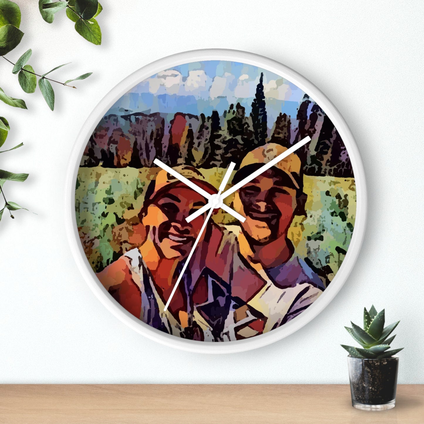Wall Clock ... "The Best Of Friends" ... Original Works ... December 2023 ... Central Idaho, USA.