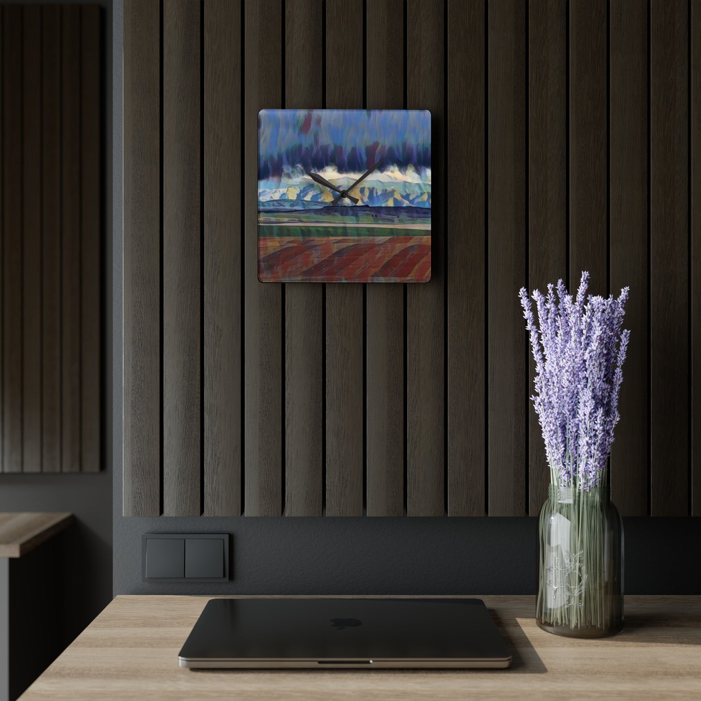 Acrylic Wall Clock. ... On-The-Prairie .. "The Storm Is Brewing" ... Central Idaho: November 2023 ... Original Works ...