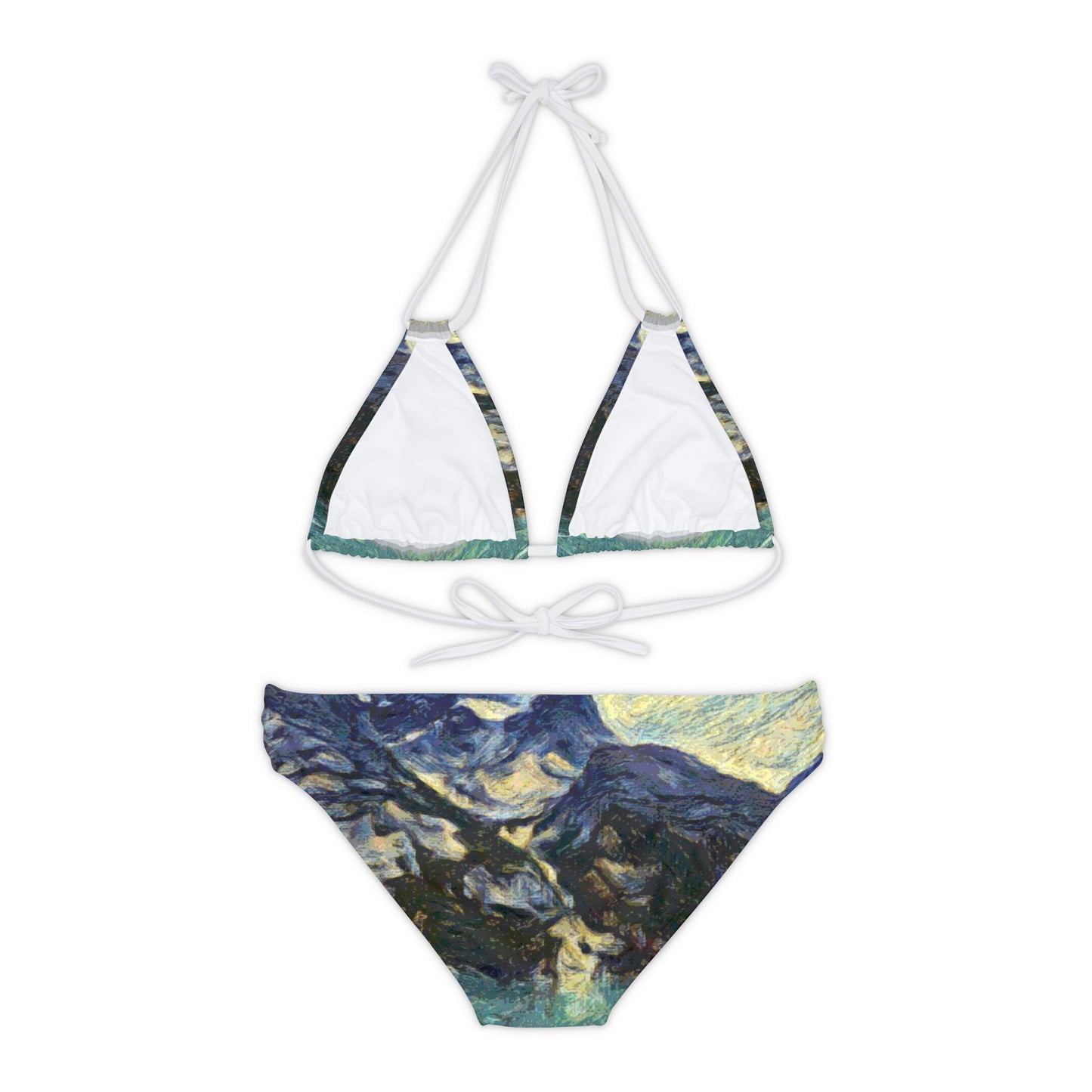 Strappy Bikini Set (AOP) ... Tracy Arm Fjord ... South Of Skagway, Alaska ... Summer: June 2024 ... Original Works ...