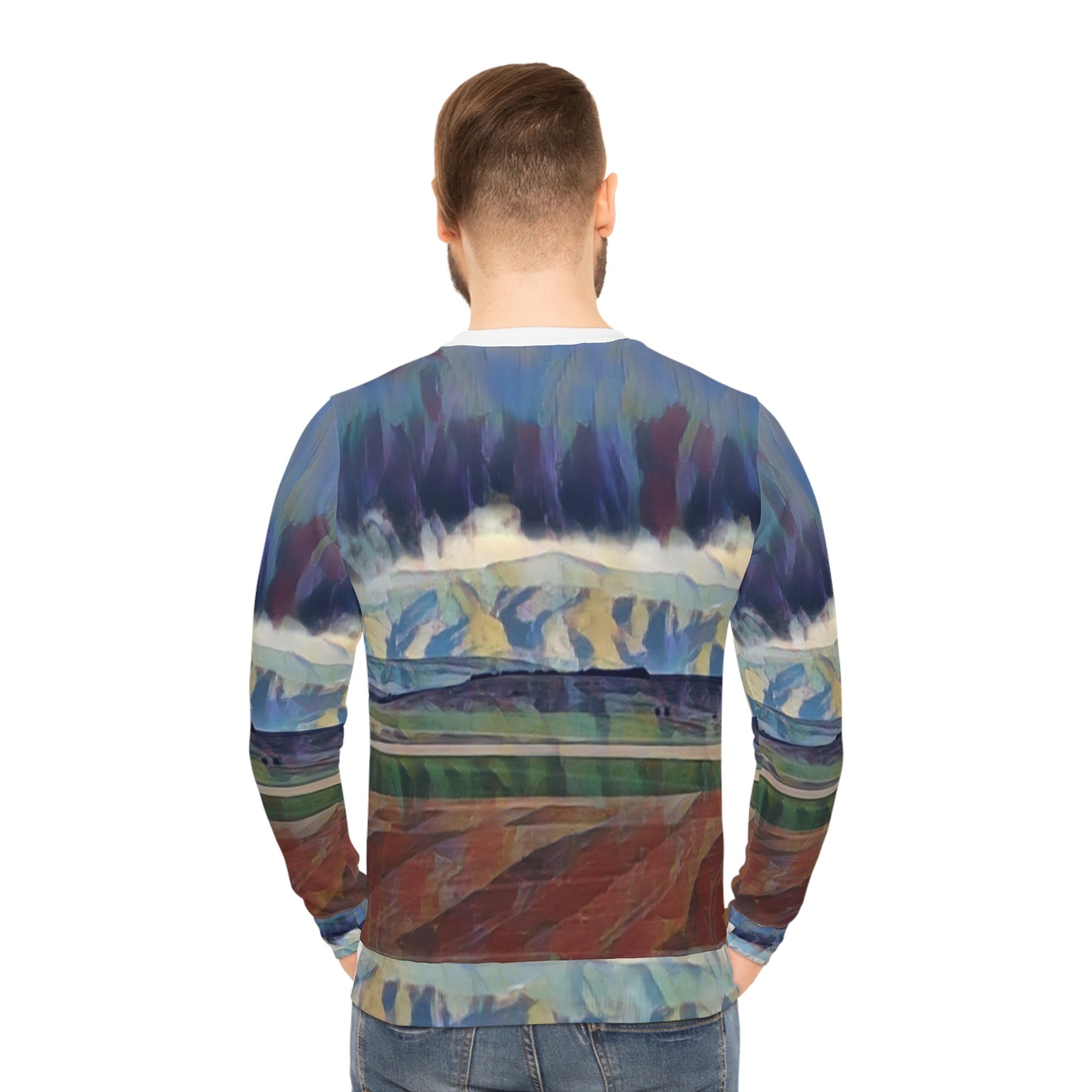 Lightweight Sweatshirt (AOP) ... On-The-Prairie .. "The Storm Is Brewing" ... Central Idaho: November 2023 ... Original Works  ...