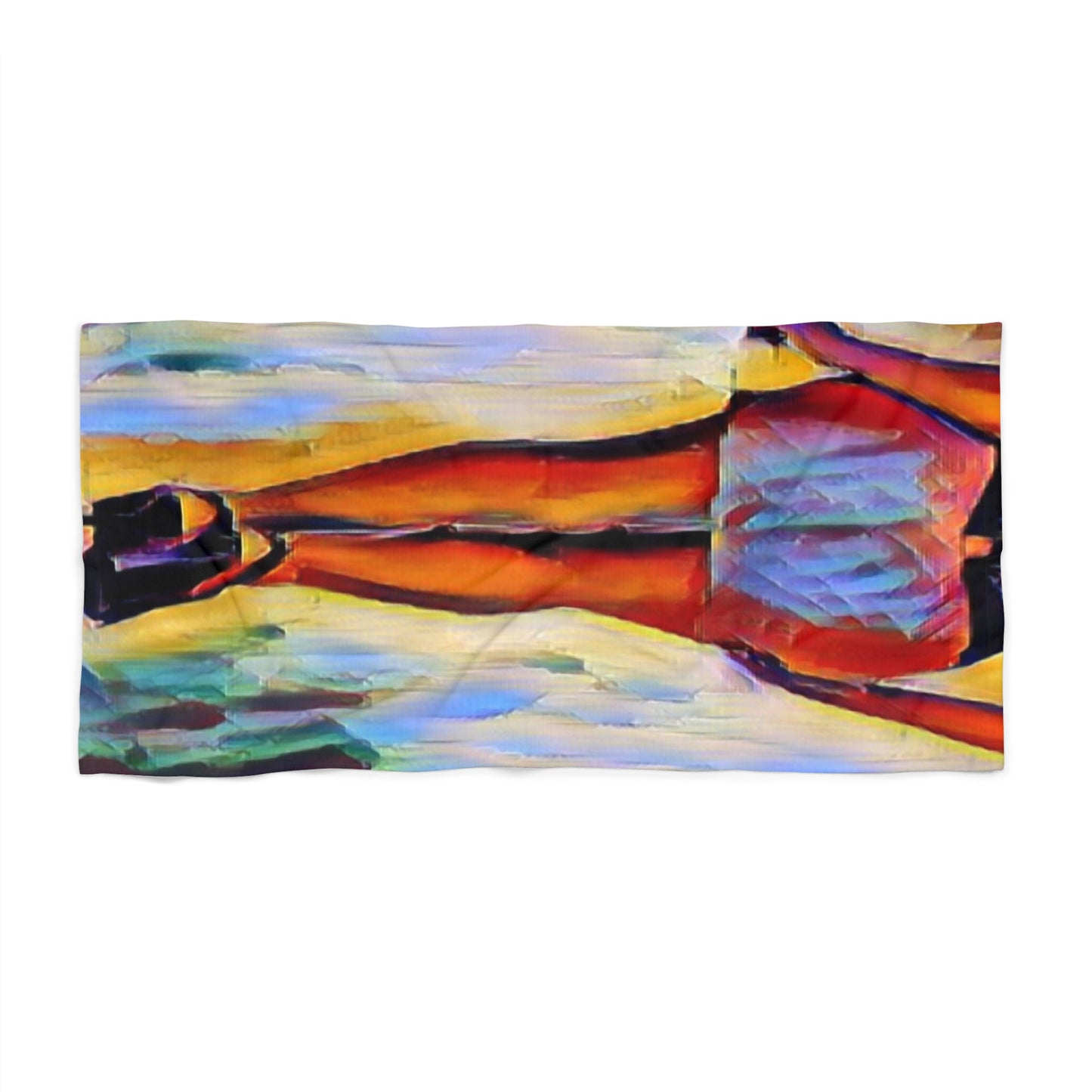 Beach Towel ... I'll Walk 'A-Hundred-Miles' In Stilettos ... Original Works ... June 2023. Central Idaho, USA ...